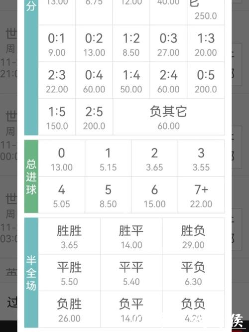 世界杯下注APP：实时赔率随时掌握